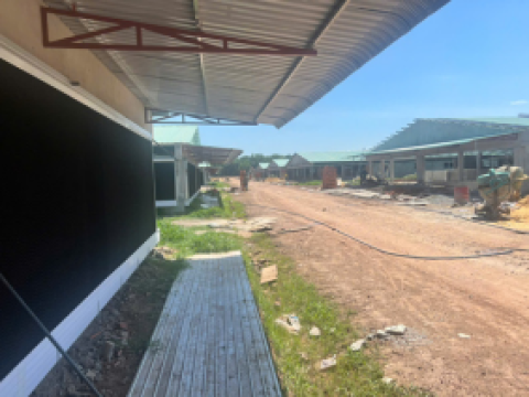 Lắp đặt hệ thống làm mát, sàn nhựa, quạt công nghiệp cho Công ty CP TM DV An Quân