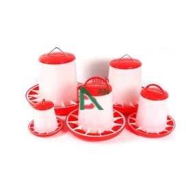 Bộ máng cám ngăn ô cho gà màu. Từ 2-10kg